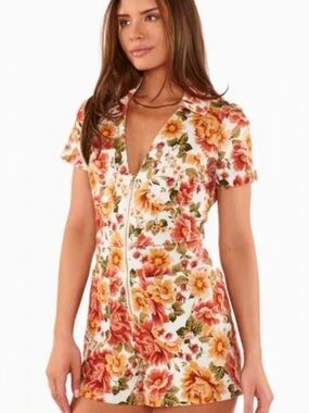 NWT Show Me Your Mumu Ranch Denim Romper Desert Rose Western XXL